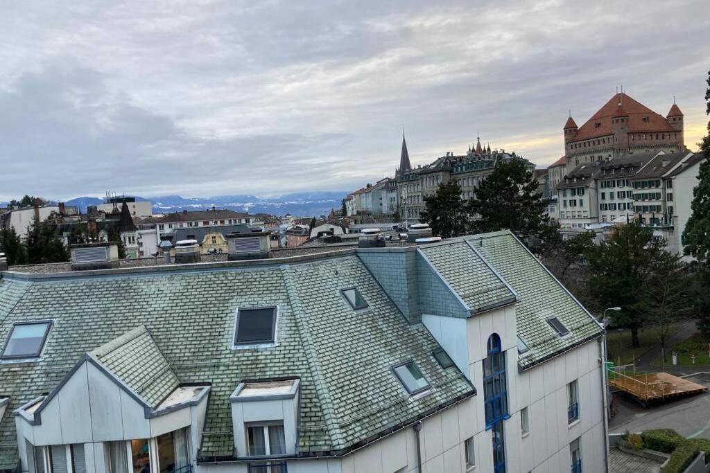Joli 2 Pieces Dernier Etage, Lausanne Centre Dış mekan fotoğraf